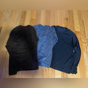 lululemon mens long sleeve mental tech vent